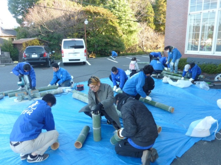 門松を作製しました関連画像