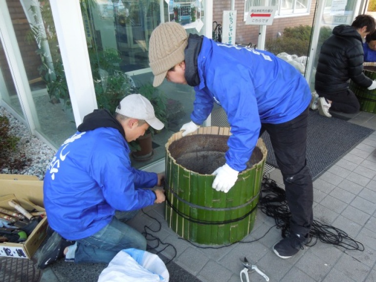 門松を作製しました関連画像