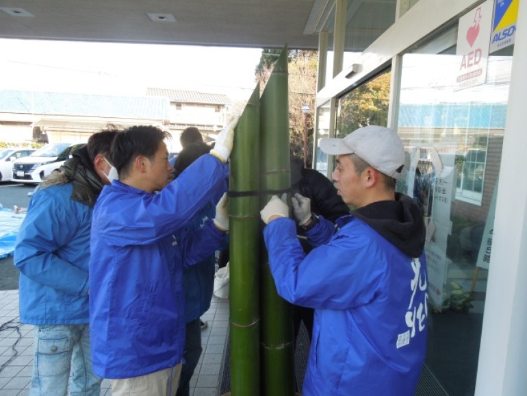 門松を作製しました関連画像