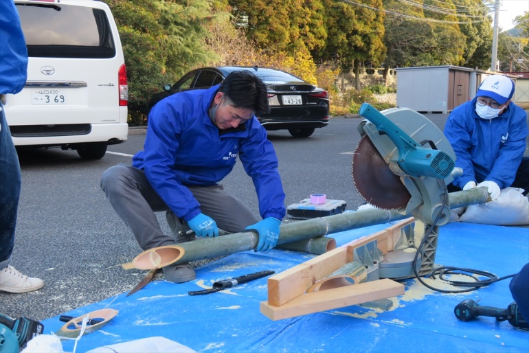 門松を作製しました関連画像