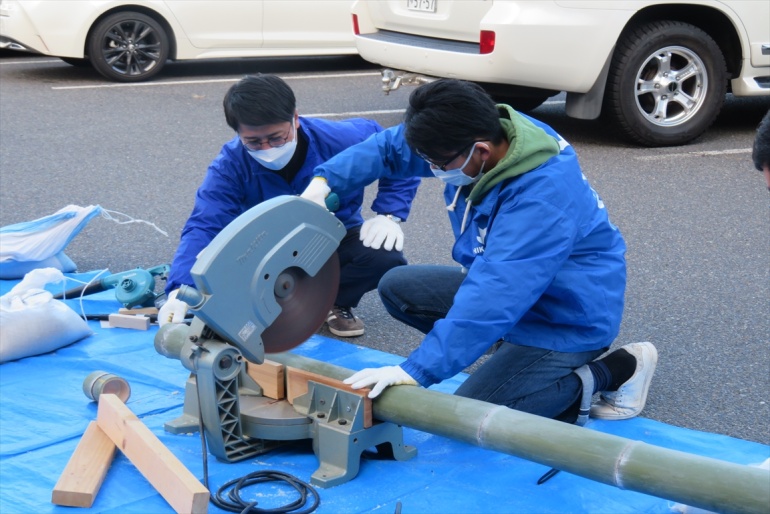 門松を作製しました関連画像