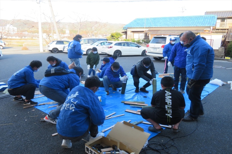 門松を作製しました関連画像