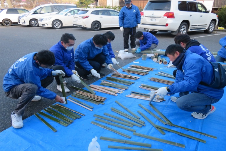 門松を作製しました関連画像