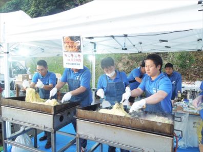 灯花祭にて光やきそば出店しました