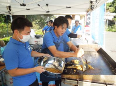 灯花祭にて光やきそば出店しました