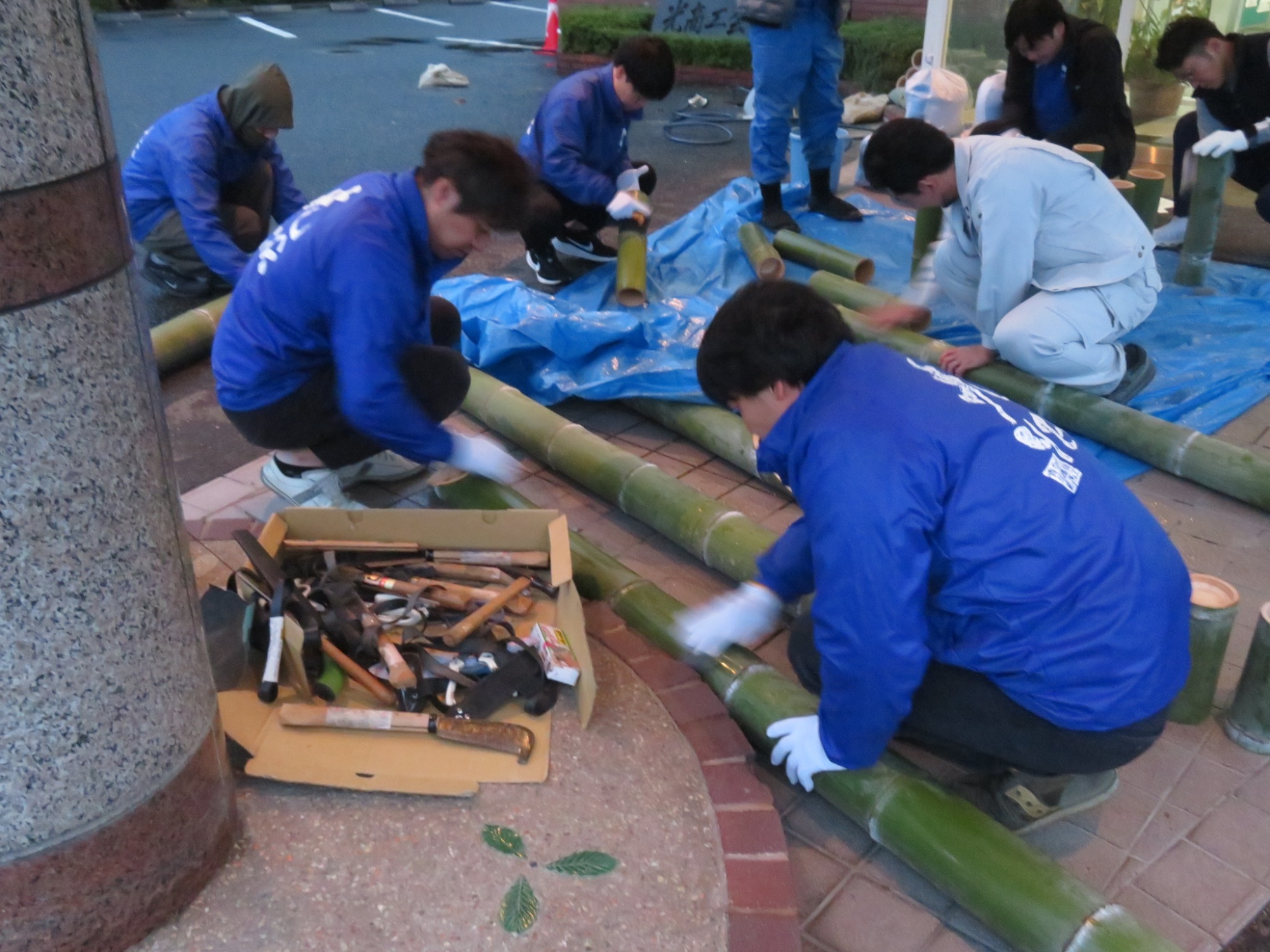 門松を作製しました関連画像