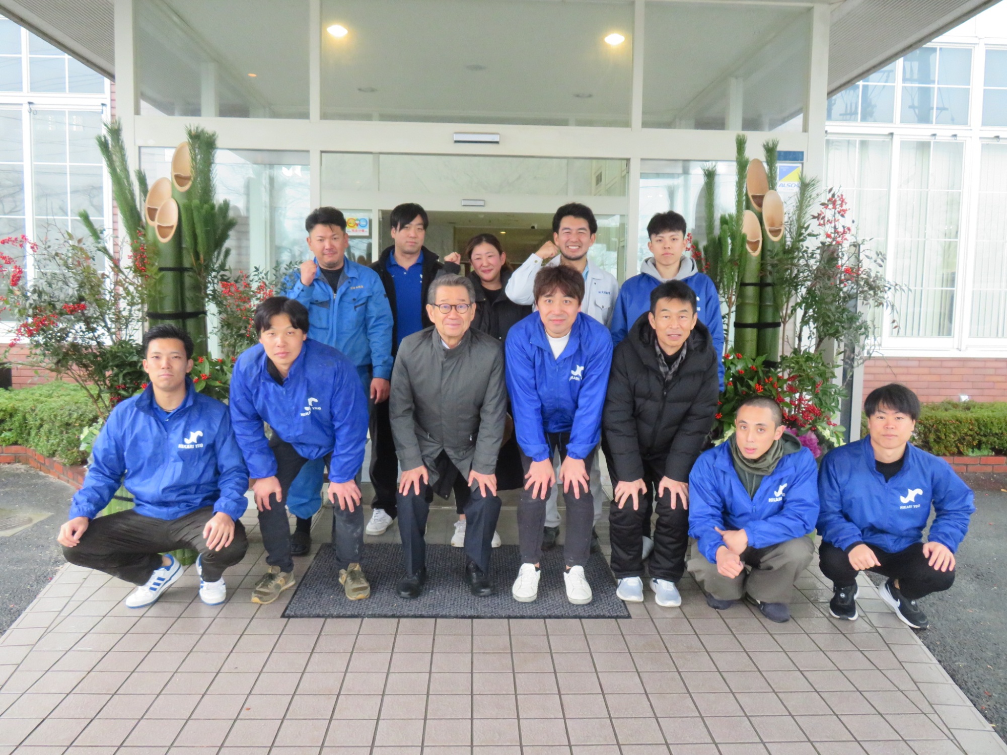 門松を作製しました関連画像